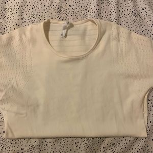 Cream lululemon top
